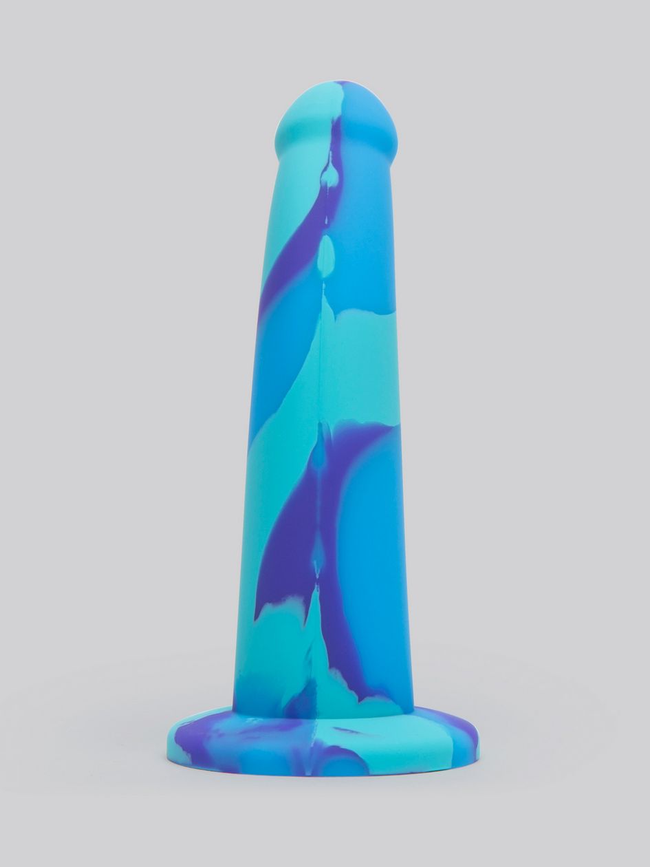 Lovehoney Air and Water Curved Silicone Suction Cup Dildo 7 Inch