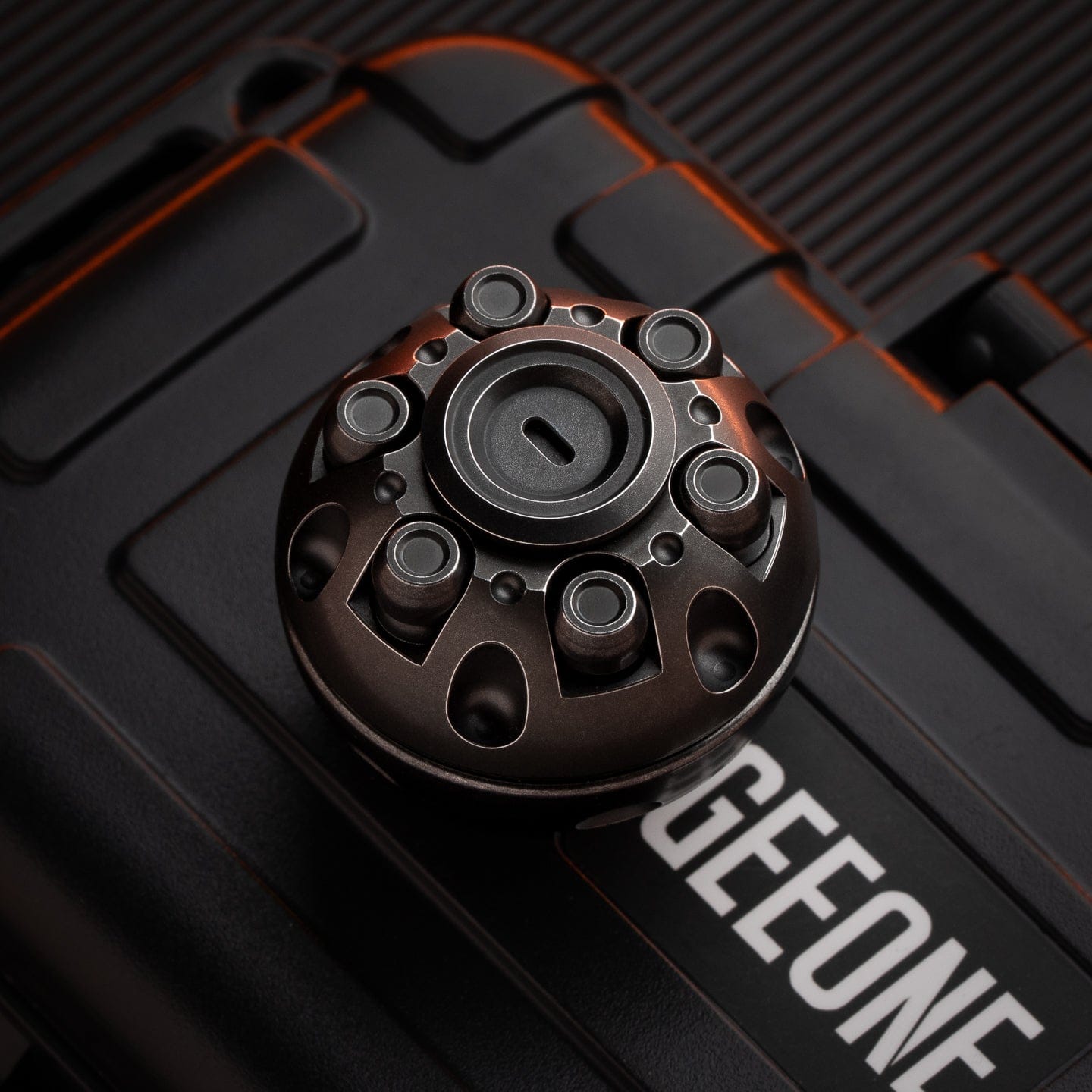 42.COSMO&MACKIE Death Star Fidget Spinner  Ratchet Coin