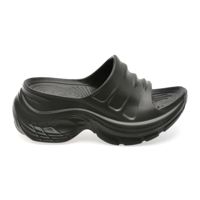 Papuci GRYXX negri, E255, din pvc