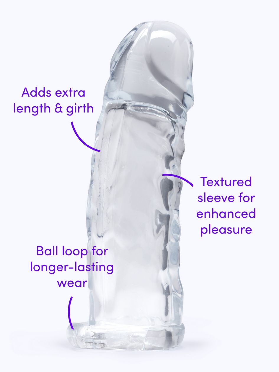 Lovehoney Mega Mighty 2 Extra Inches Girthy Penis Extender with Ball Loop