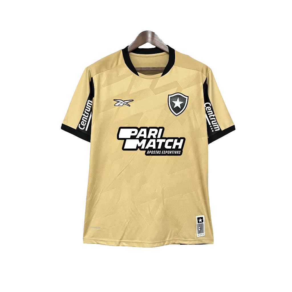 Botafogo 24/25 Goalkeeper Jersey - Gold - All Sponsors - Fan Version