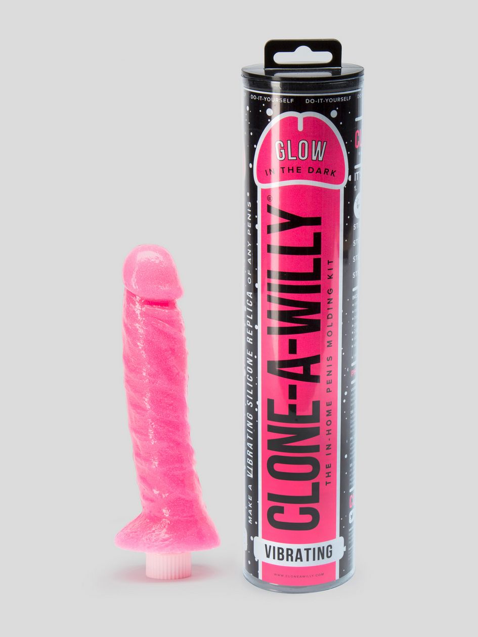 Clone-A-Willy Glow In The Dark Vibrator Moulding Kit Pink
