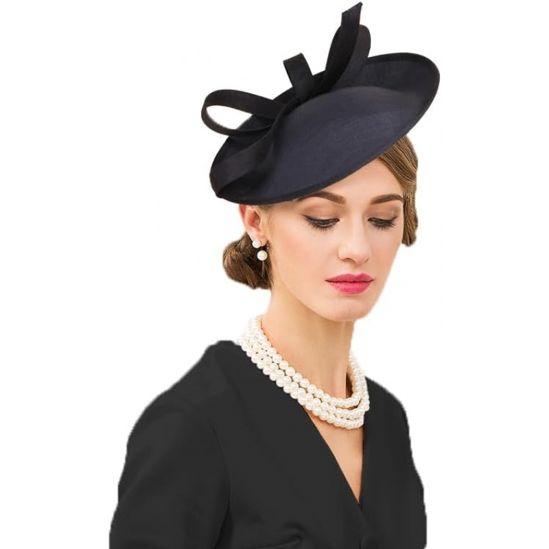 Hat for Women - Elegant Kentucky Fascinator with Bow