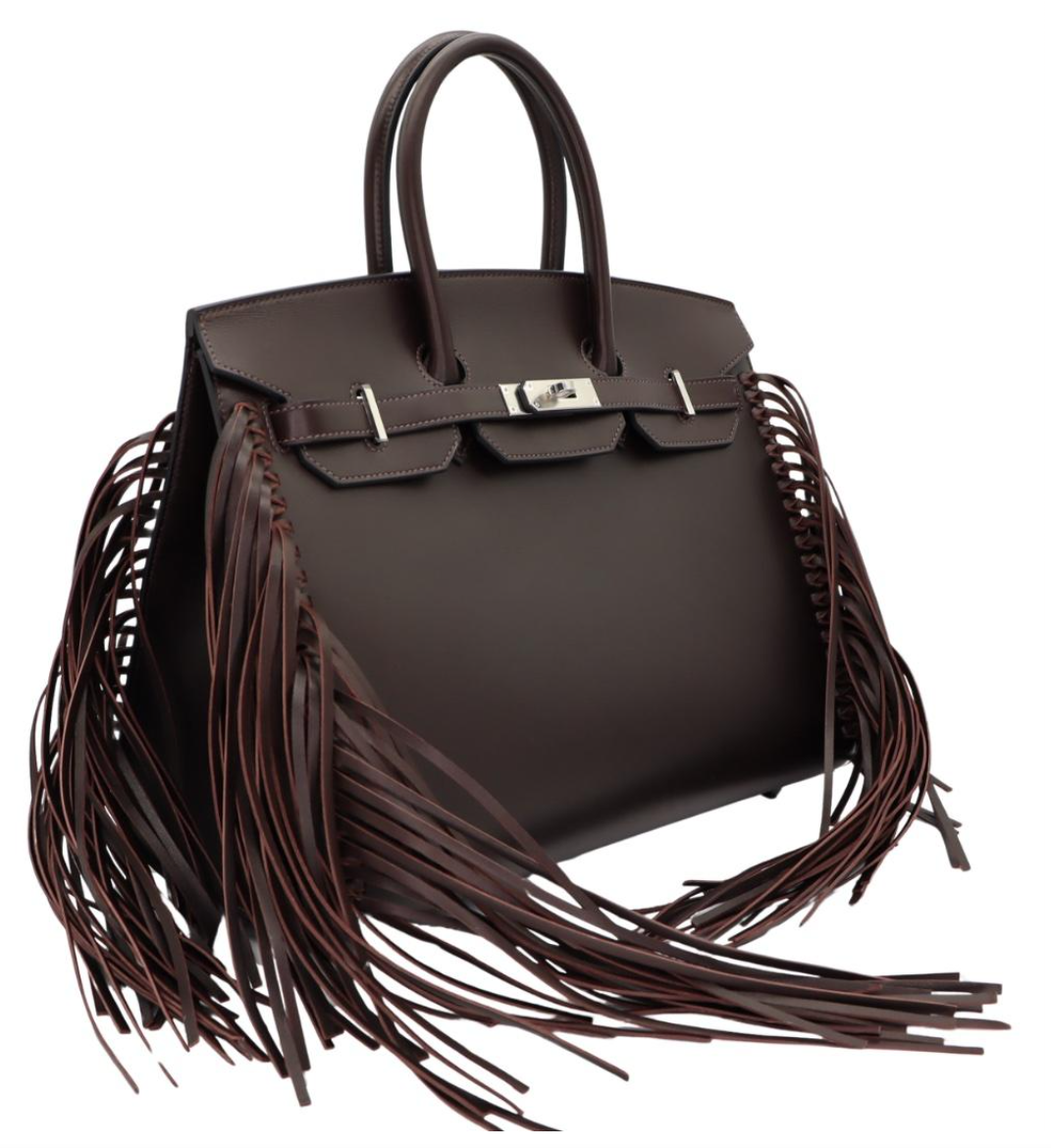 Hermès Birkin 35 Anate Evergrain Ebene