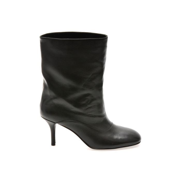 Botine elegante EPICA PREMIUM negre, 25080, din piele naturala