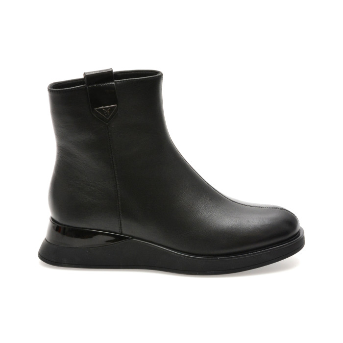 Ghete EPICA negre, DX01351, din piele naturala
