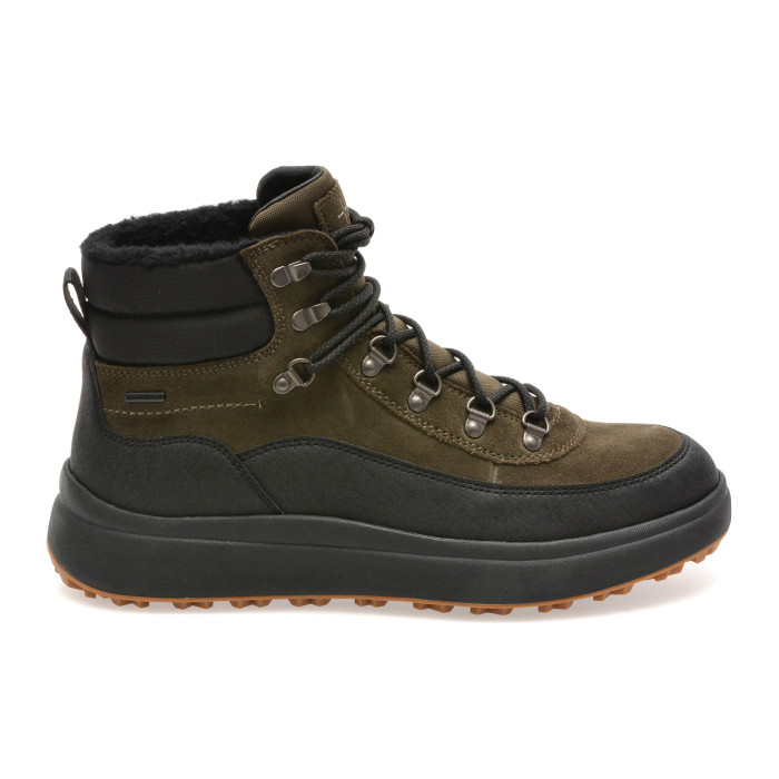 Ghete GEOX kaki, U46FZD, din piele naturala