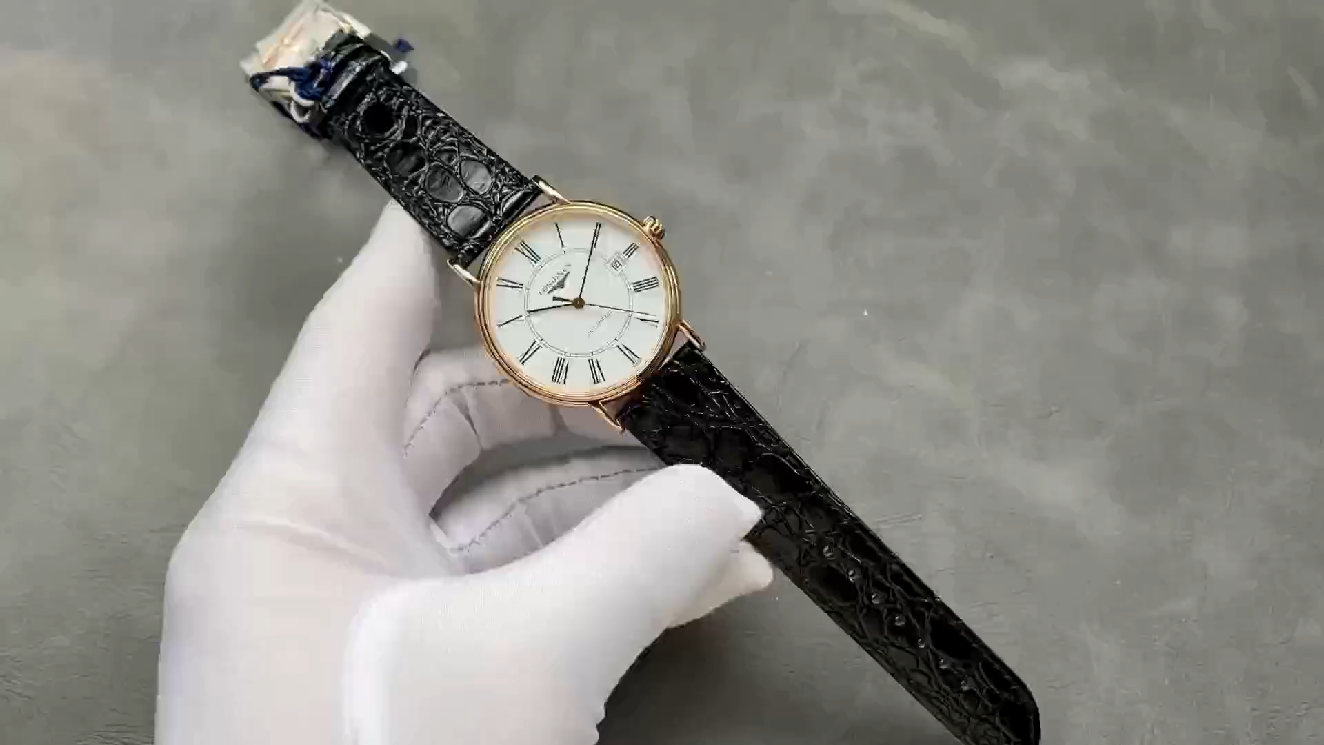 1:1 Clone Longines L4.787.8.11.4 Elegant Collection Classic Automatic Rose Gold