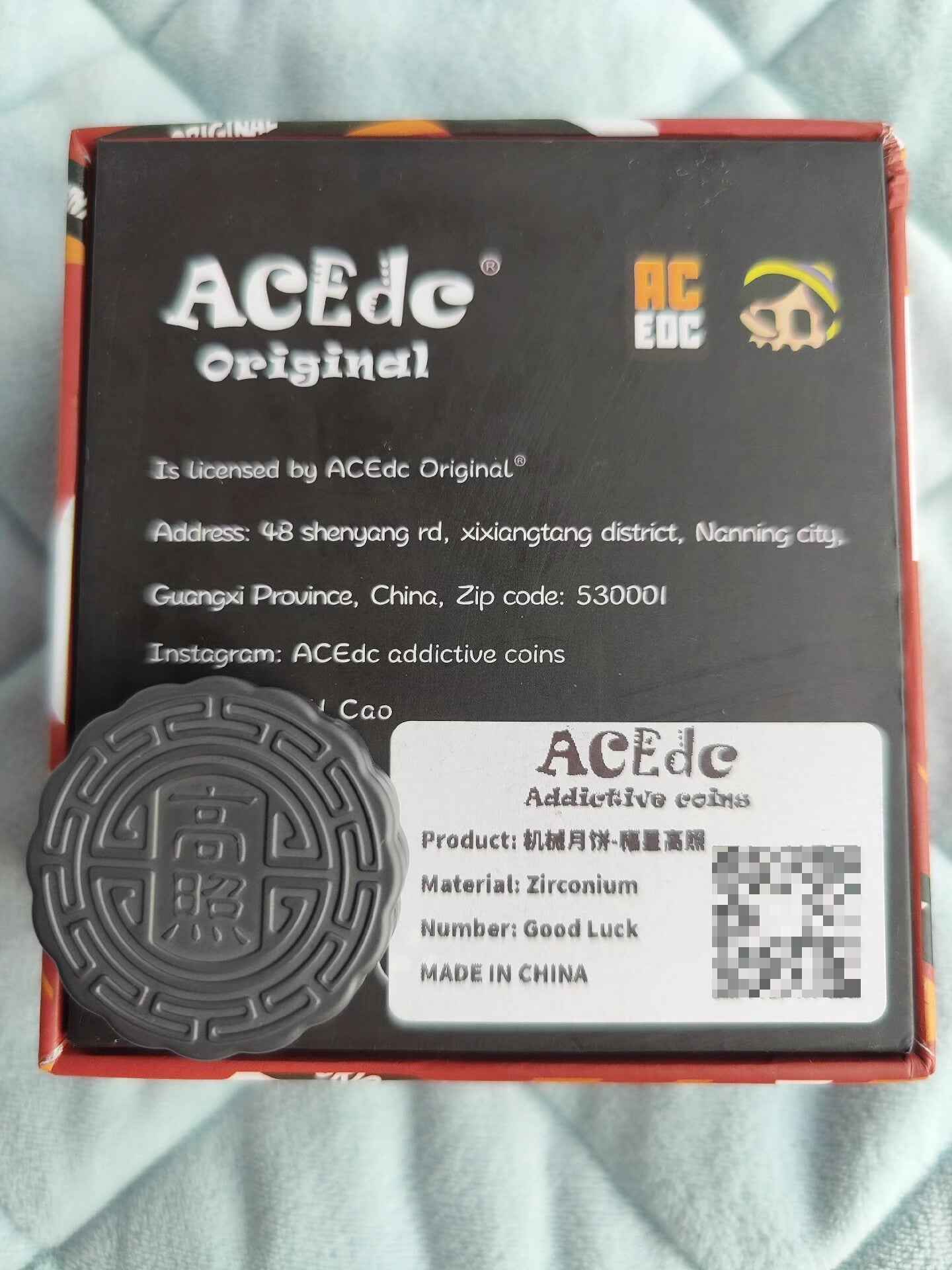 ACEdc Mechanical Mooncake Haptic Coin
