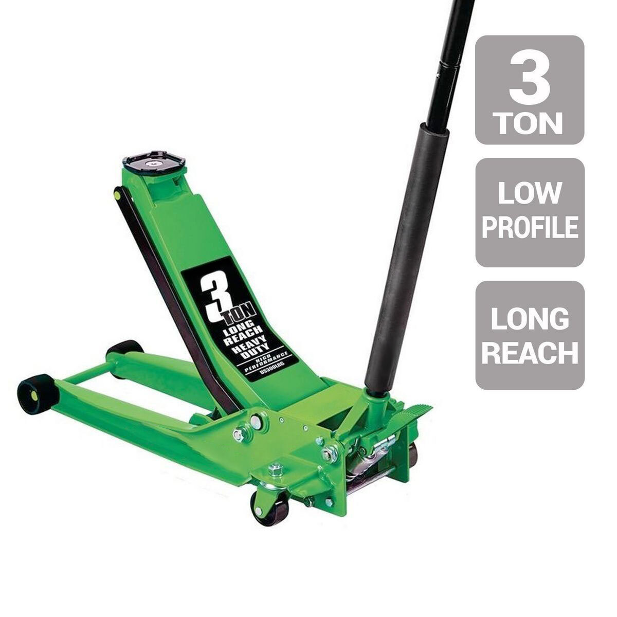 💥Limited Availability💥3 Ton Long-Reach Low-Profile Professional Floor Jack with RAPID PUMP