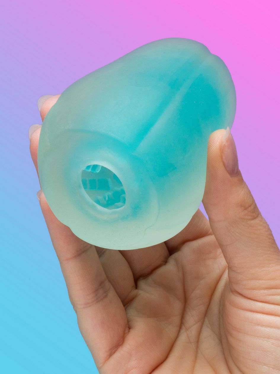 Lovehoney Blue Self-Lubricating Textured Stroker