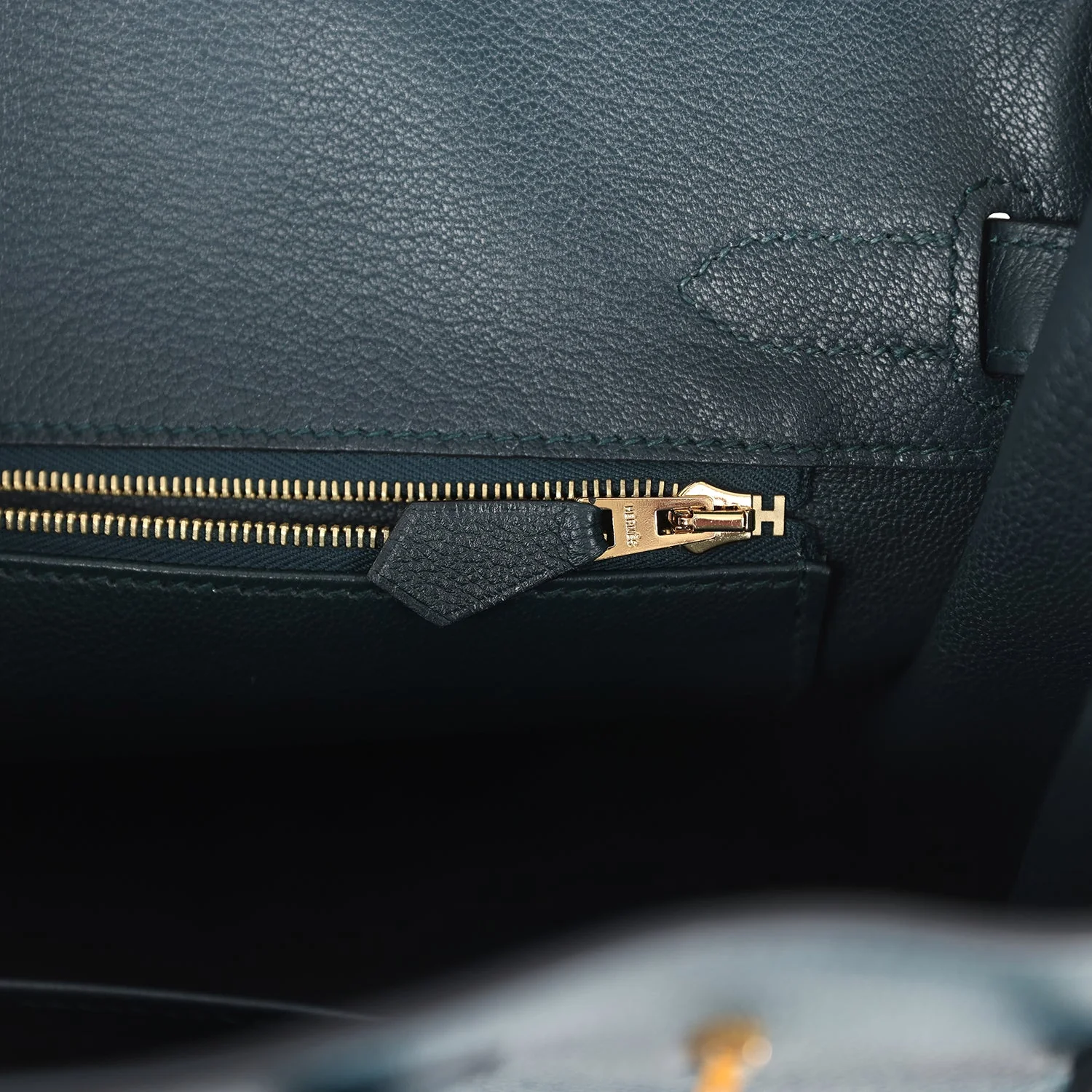 Hermes Birkin 30 Vert Cypress Taurillon Novillo Gold Hardware