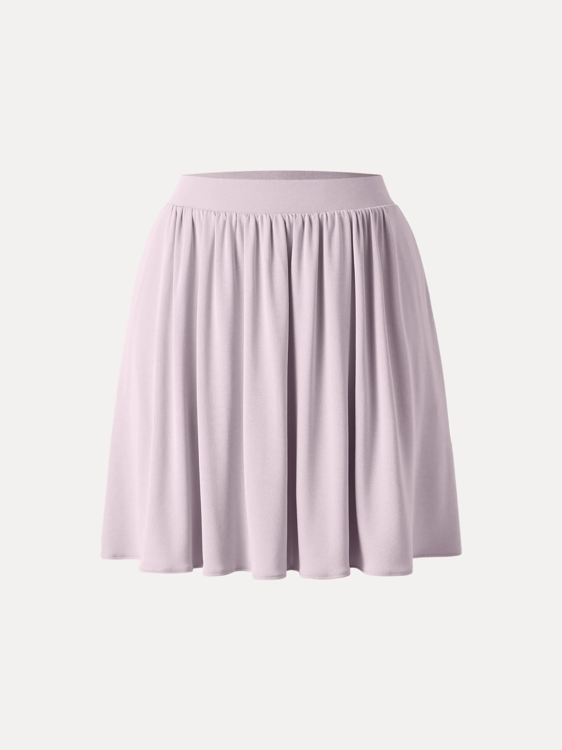 Sandwashed Mid Rise Pull-on Mini Skirt with Pockets