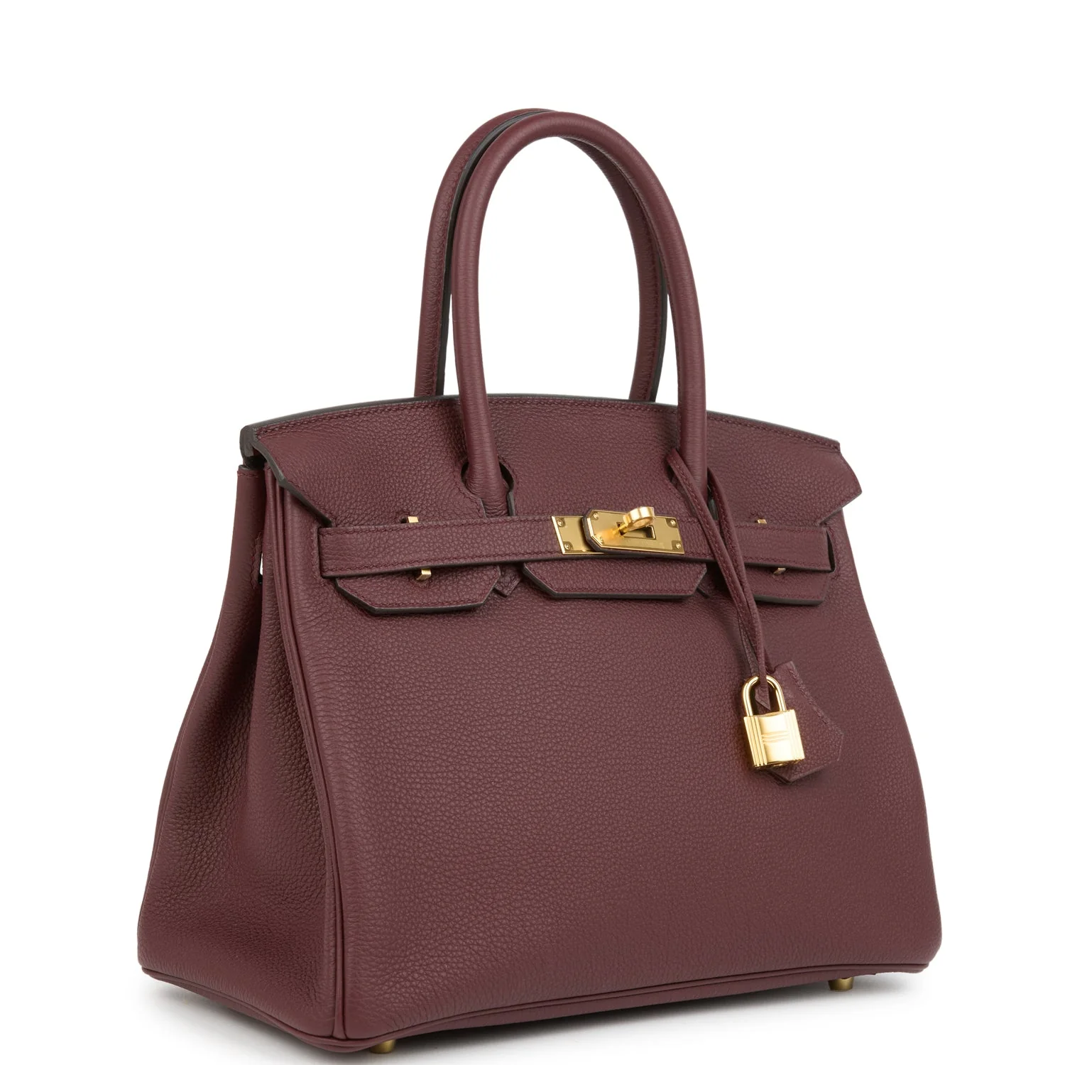 Hermes Birkin 30 Rouge Sellier Togo Gold Hardware