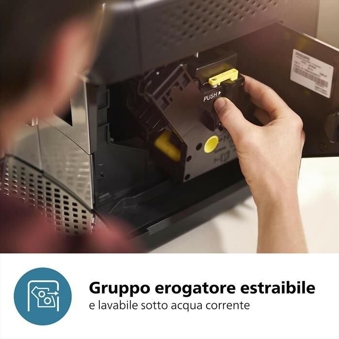 PHILIPS - Macchina da caffè automatica SERIES 3300 EP3321/40-Nero