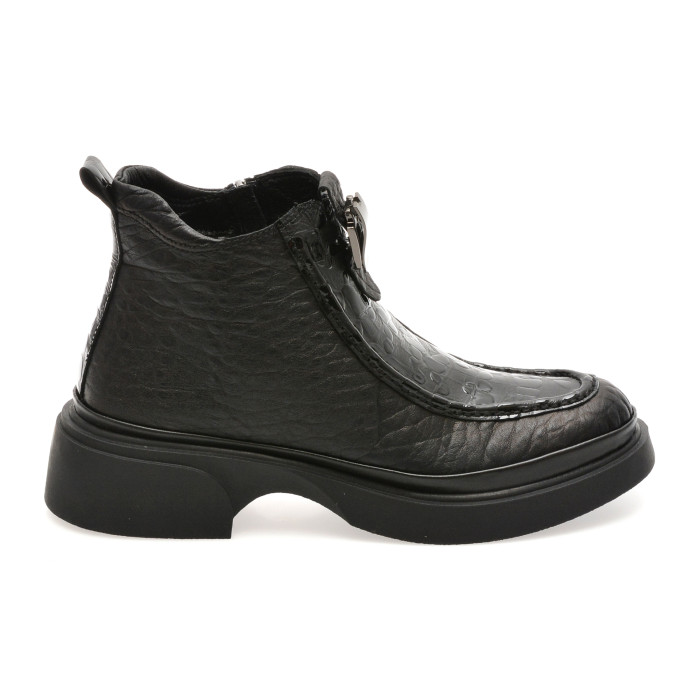 Ghete GRYXX negre, 38705, din piele naturala