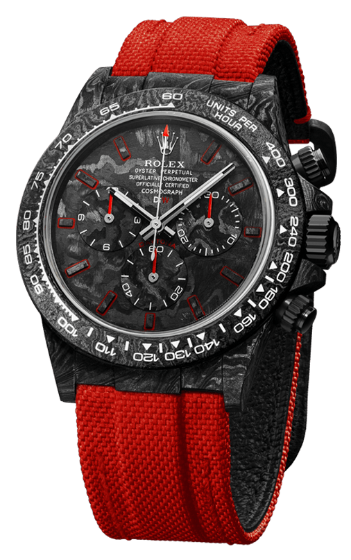DiW Rolex Daytona “ALL CARBON RED EDITION