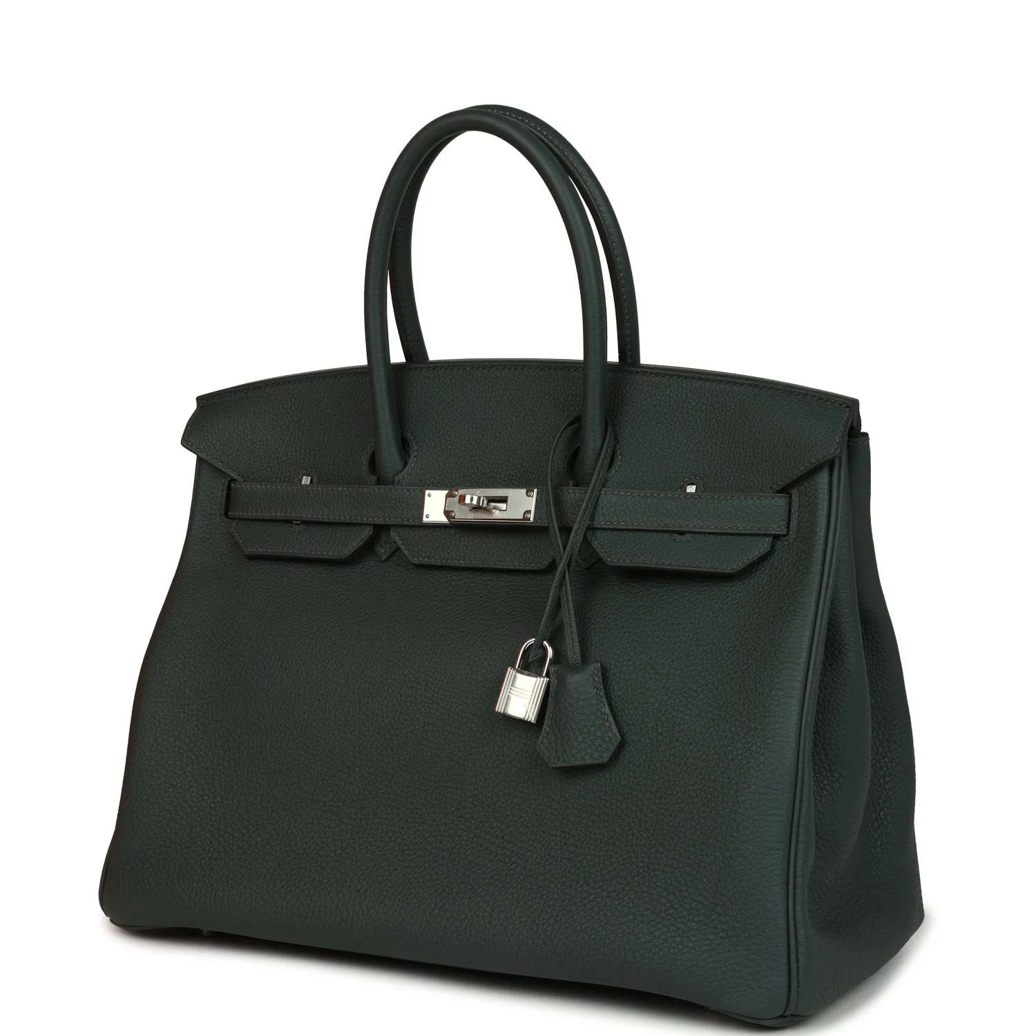 Hermes Birkin 35 Vert Mangrove Togo Palladium Hardware