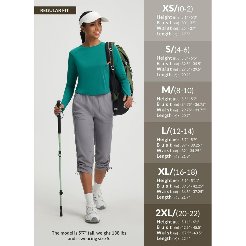 AURETOP Women's UPF 50+ Long Sleeve Sun Shirts