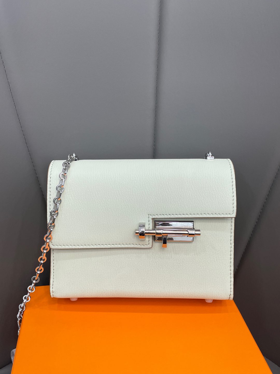 Hermes Verrou 18 Palladium Hardware