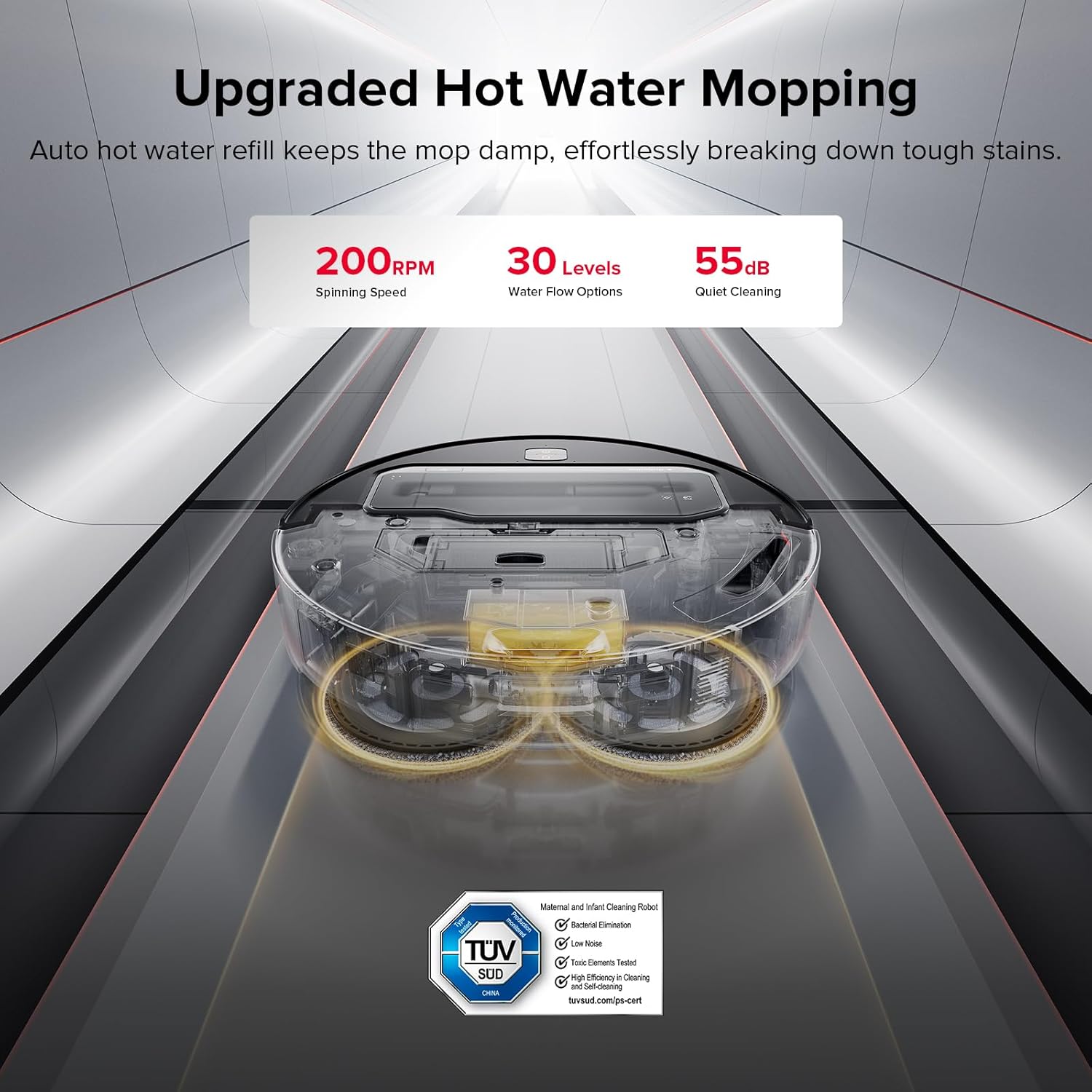 ⚡️Factory direct sales⚡️ Z70 Ultra-Smart Robot Vacuum with Mechanical Arm, 22,000Pa Suction & Hot Water Mop