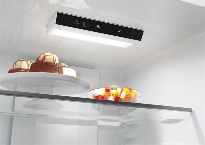 CANDY - Frigorifero combinato CNCQ2T518EX Classe E 279 lt-Acciaio inox