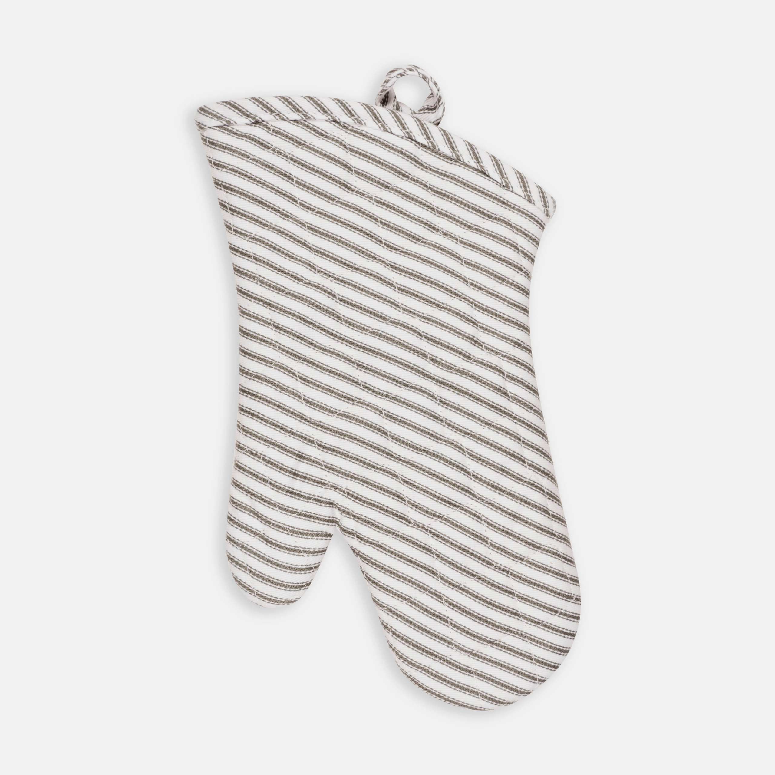 Stripe Oven Mitt