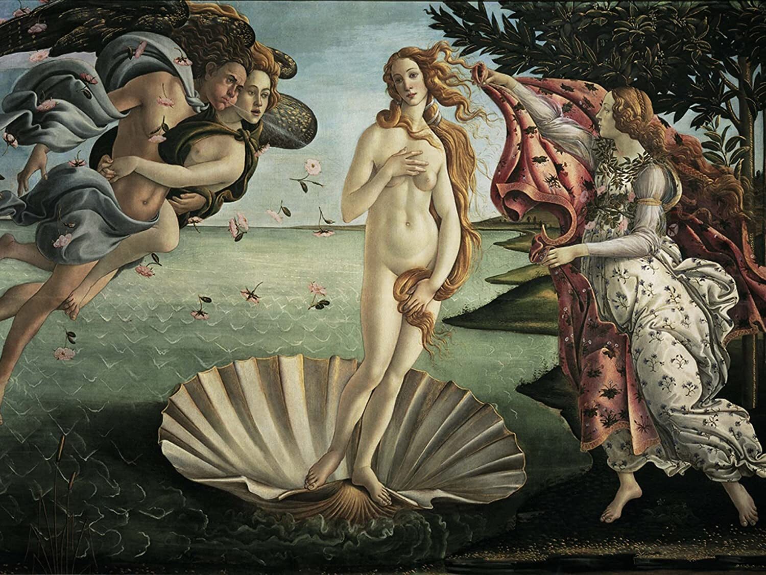 Art Collection Botticelli: Nascita di Venere (The Birth of Venus) 1000 Piece Puzzle