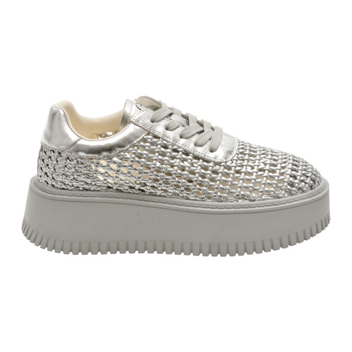 Pantofi sport EPICA argintii, 5362, din piele ecologica