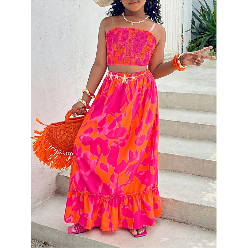 Girl's 2 Piece Vacation Outfit