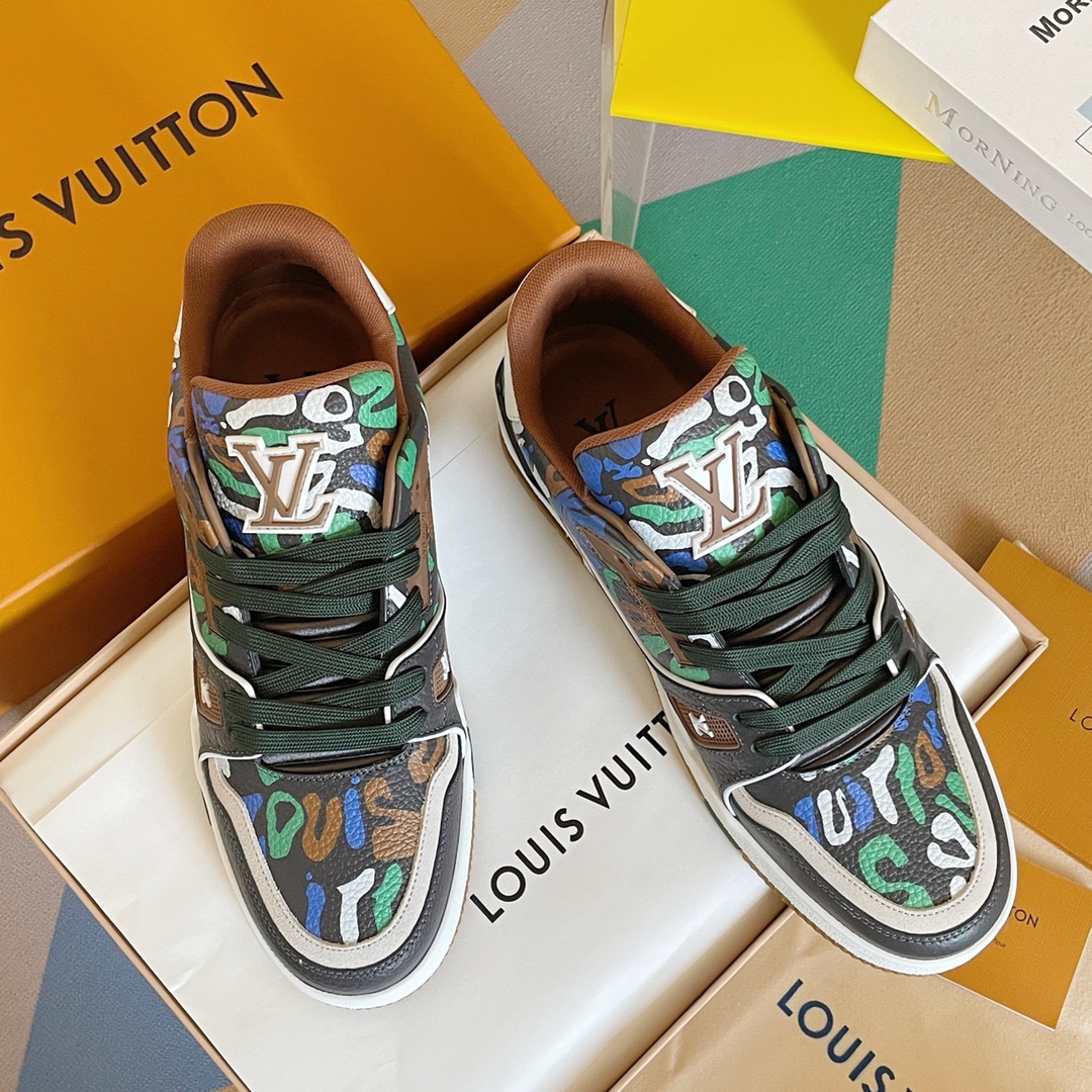 Louis Vuitton 2024New LV Trainer Sneaker Size 36-46