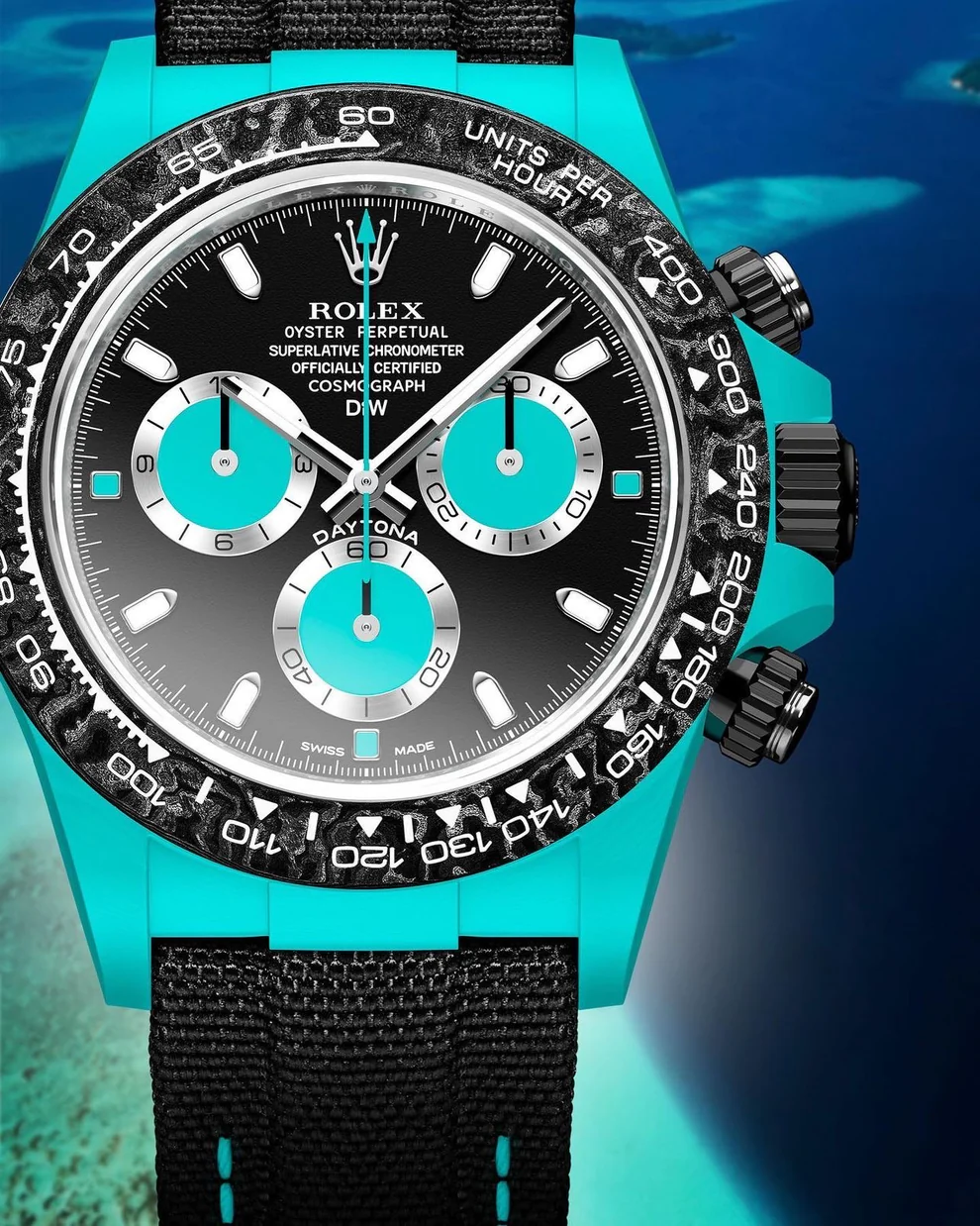 DiW Rolex Daytona CELESTE In Fiber