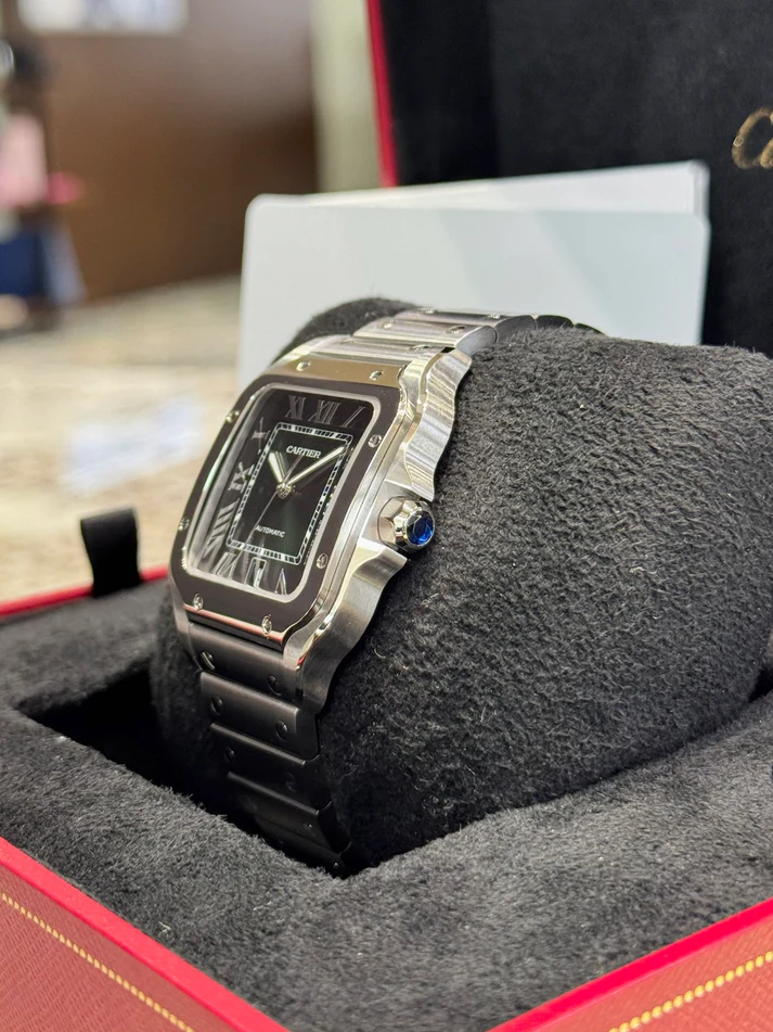 Cartier Santos Large Green