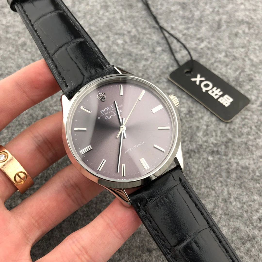 OYSTER PERPETUAL AIR KING 40MM  LEATHER