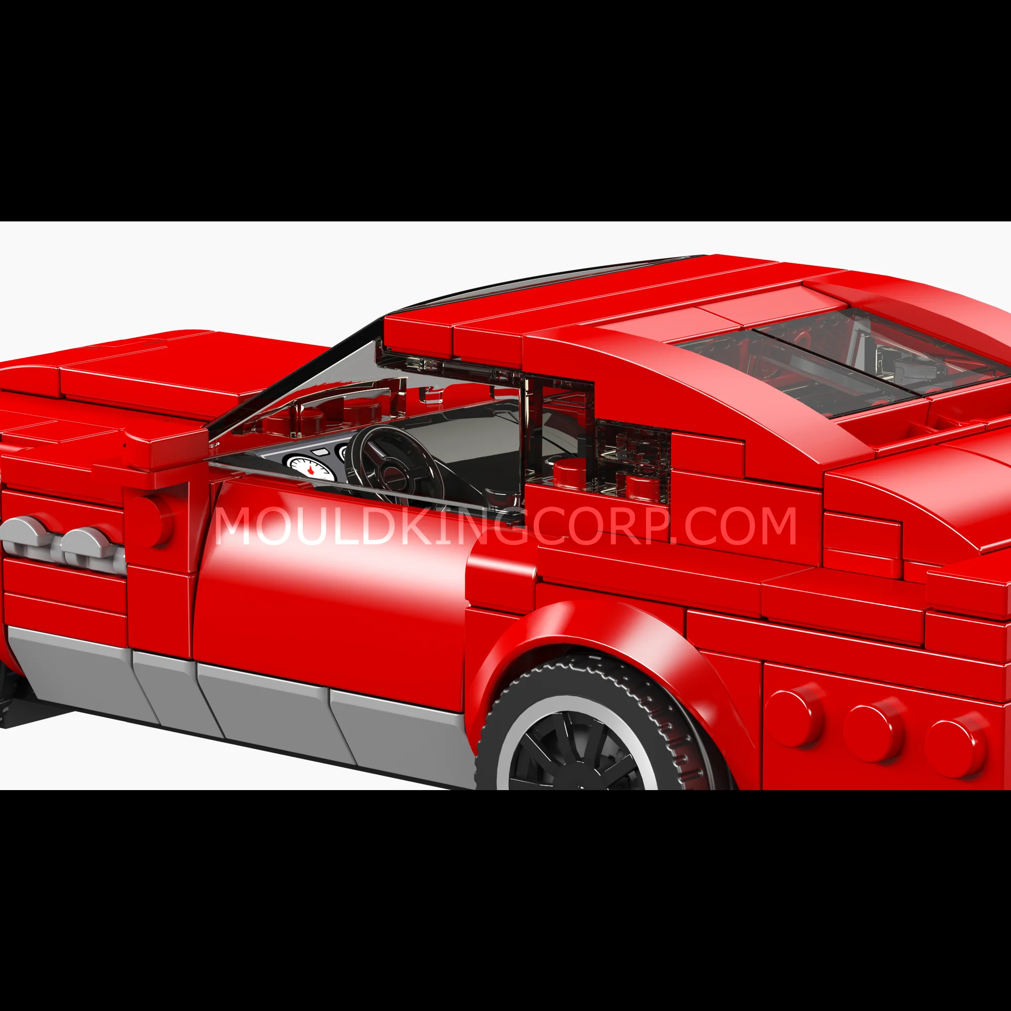 Mould King 27084 Martin V8 Vintage Car Model Building Set | 365 Pcs