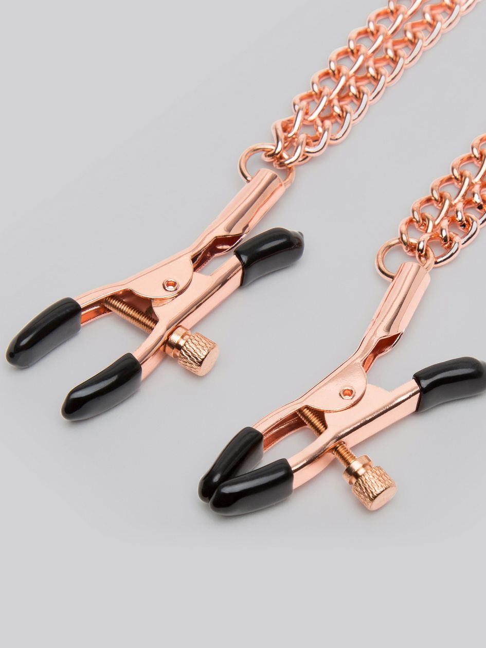 Entice Tiered Intimate Rose Gold Nipple Clamps