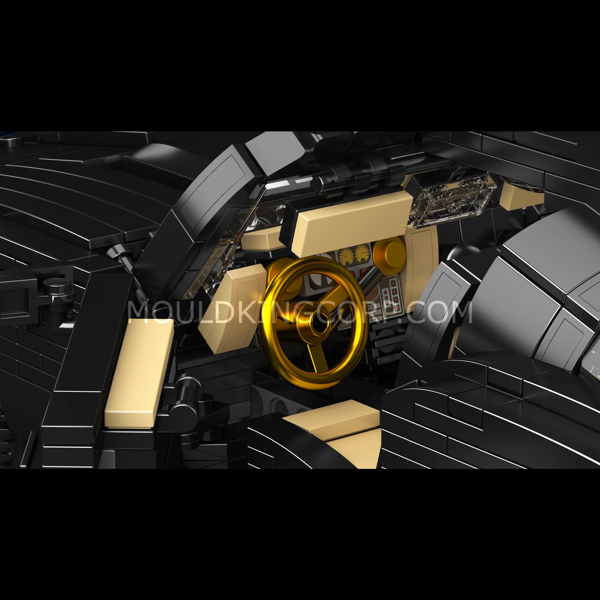 Mould King 10029 1:16 Scale 70s Convertible Muscle Car Building Set | 1,557 Pcs