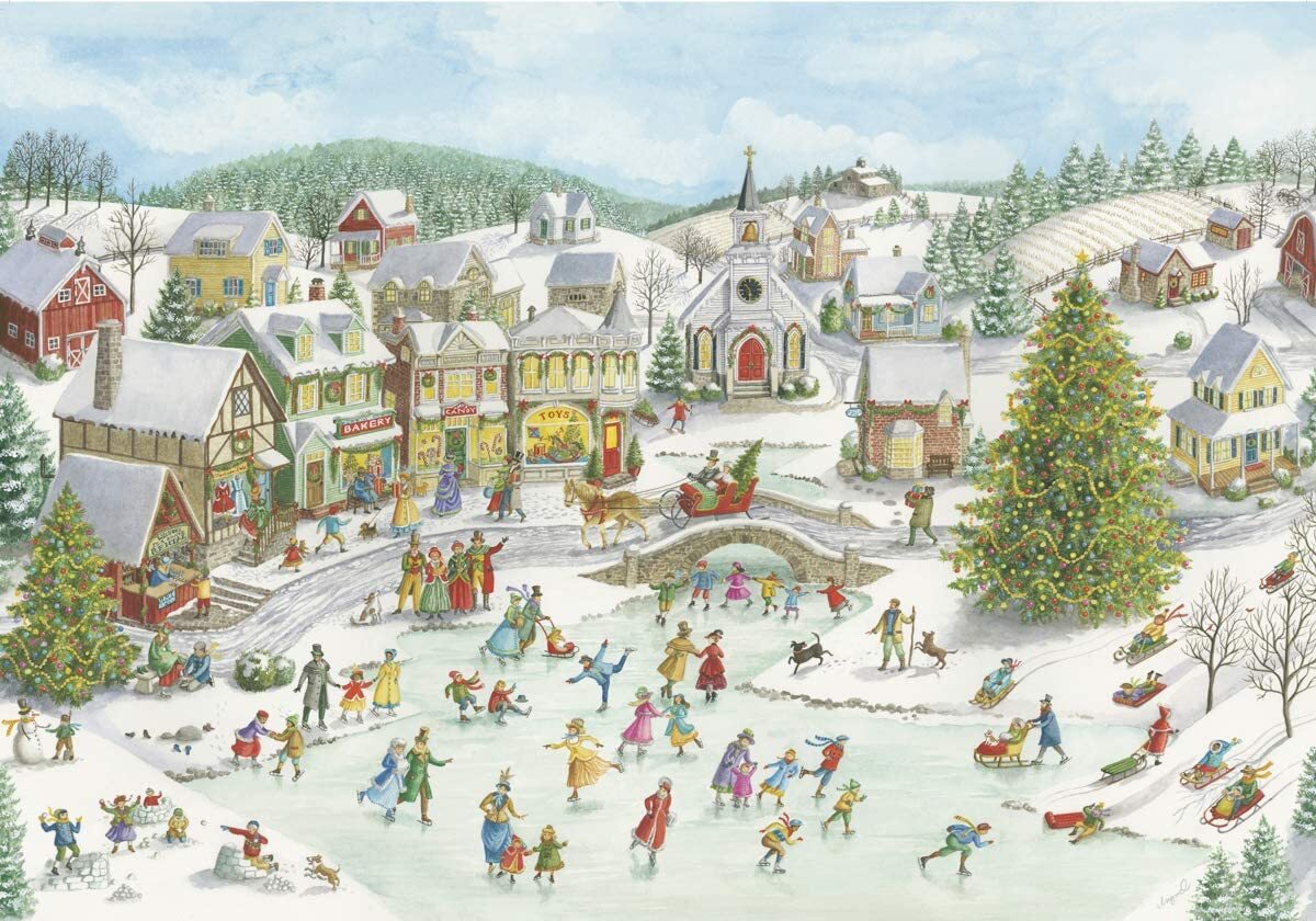 Limited Edition Playful Christmas Day 1000 Piece Puzzle