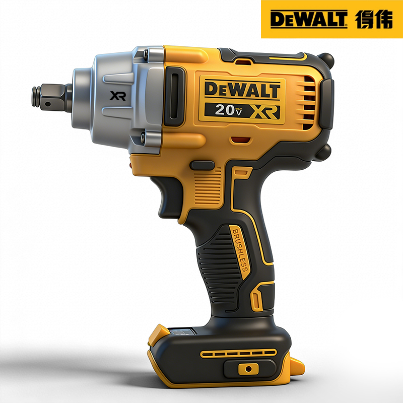 Dewalt DCF892 812N.m Brushless Electric Wrench Cordless Impact Drive High Torque Four-speed Industrial DIY 1/2 Drive 20v 6Ah