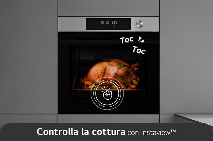 LG - Forno incasso elettrico INSTAVIEW WSED7612S A+-Inox