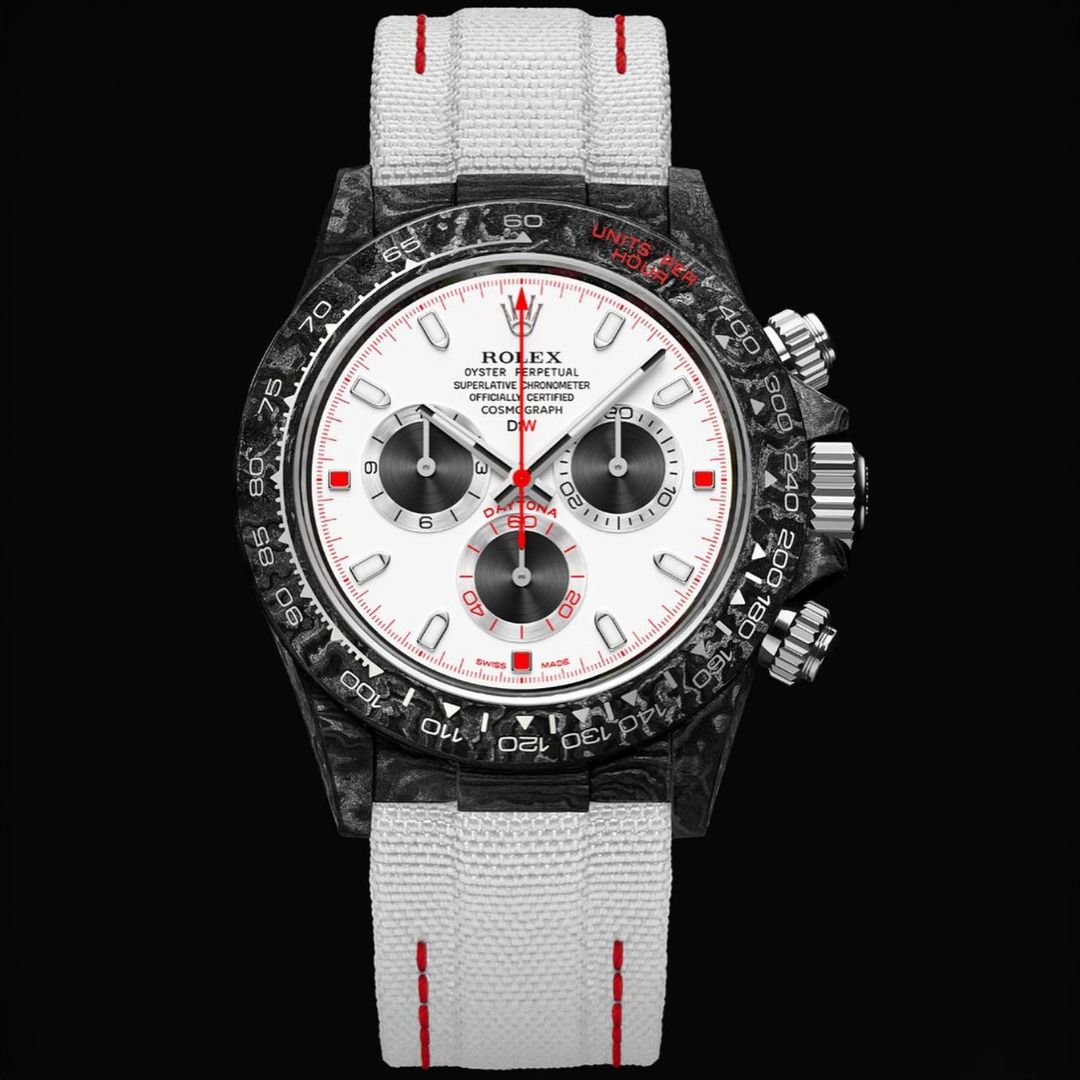 DiW Rolex Carbon Fiber Daytona SPEEDSTER WHITE