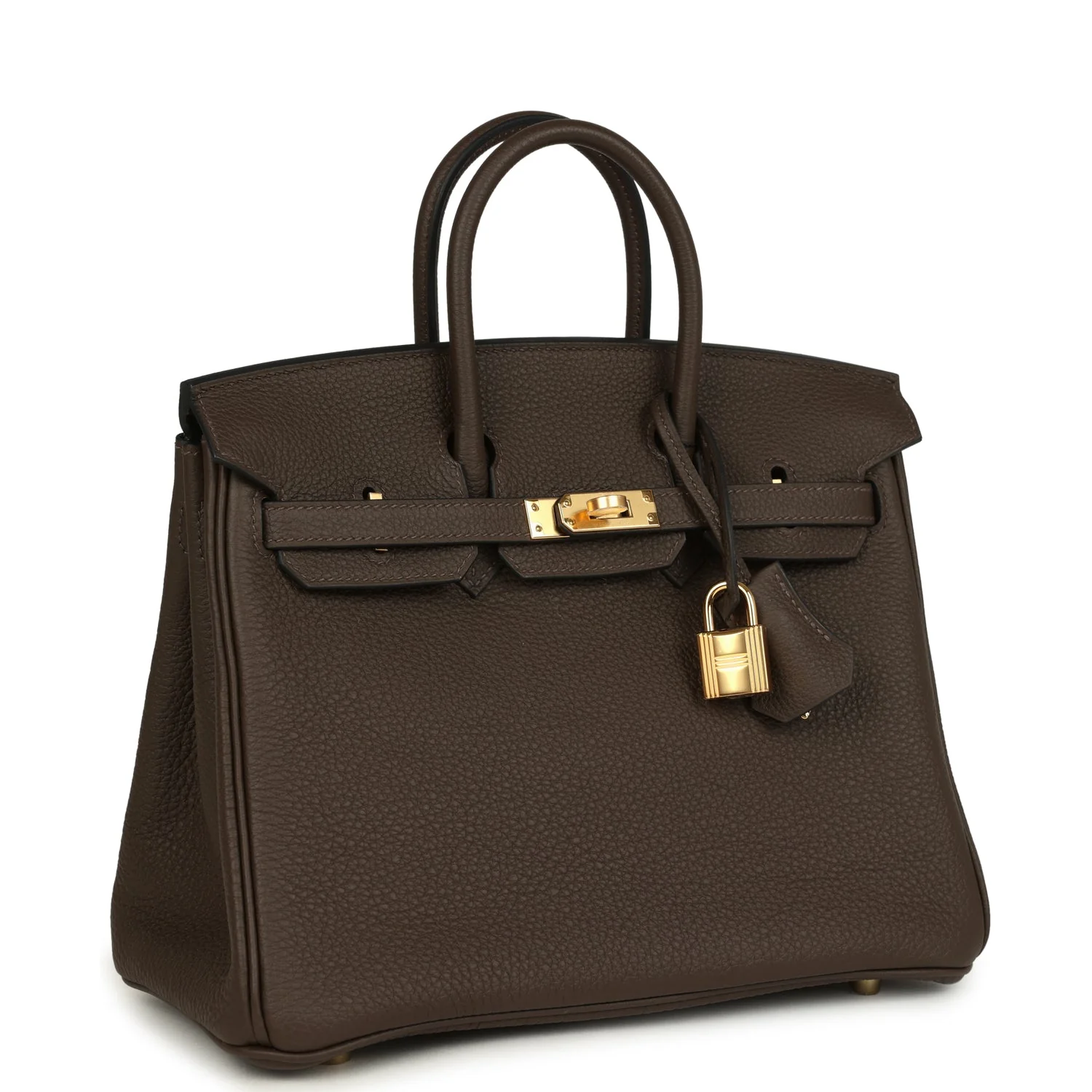 Hermes Birkin 25 Ebene Togo Gold Hardware