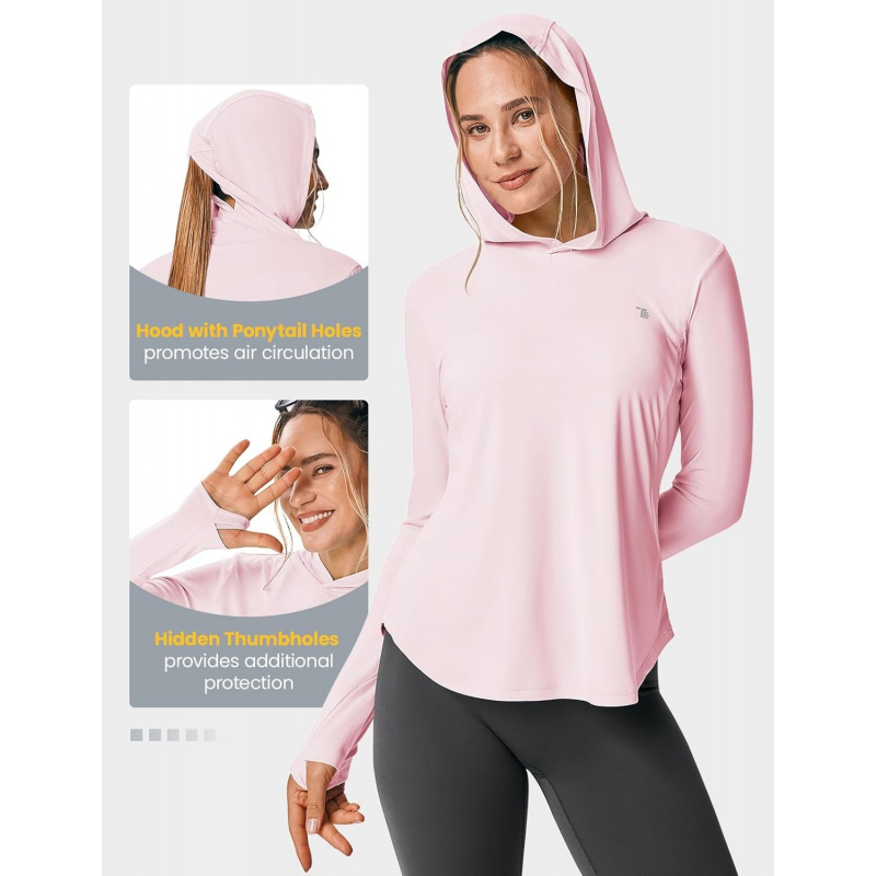 AURETOP Women's UPF 50+ Sun Hoodie UV Protection