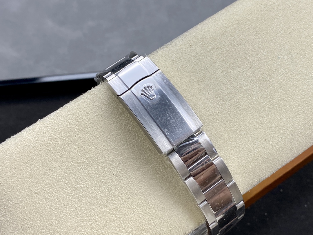 Rolex Datejust 41 White Gold Fluted Bezel Slate Dial Oyster M126334 0013 Men's Watch