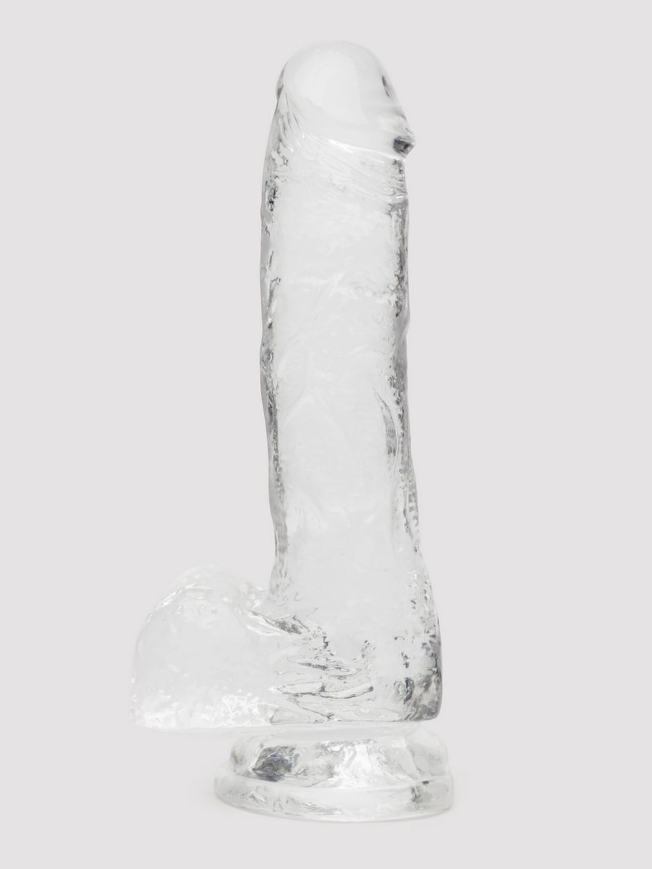 Lovehoney Enjoy Clear Dildo with Balls 7 Inch