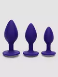 Lovehoney Jewelled Silicone Butt Plug Set