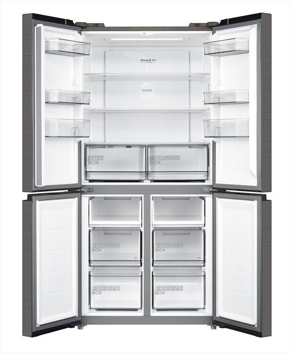 MIDEA - Frigorifero 4 porte MDRF632FIE28 Classe E 474 lt-acciaio inox