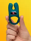 Fun Factory NOS Green Couple's Silicone Vibrating Cock Ring