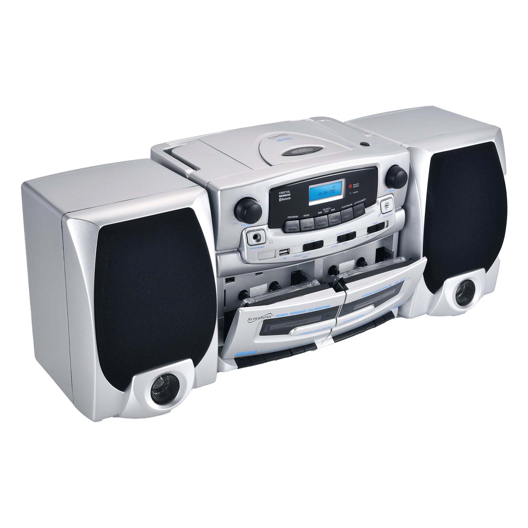 Dual Cassette Bluetooth® Audio System
