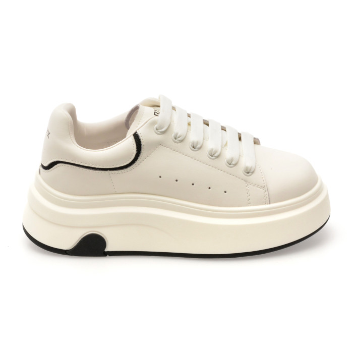 Pantofi sport GRYXX alb-negru, 5213, din piele naturala